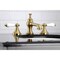 Kingston Brass KC7067PL Vintage 8" Widespread Bathroom Faucet, Brushed Brass KC7067PL - alternate 5